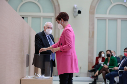 LA diputada electa de ERC Anna Caula ocuprà la primera vicepresidencia de la Mesa.