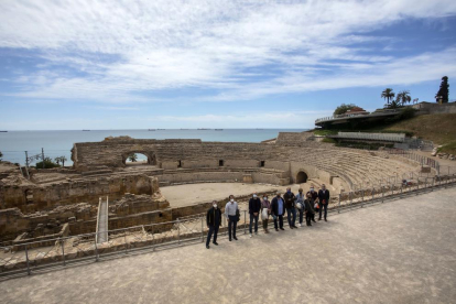 El jurado en el Anfiteatro.