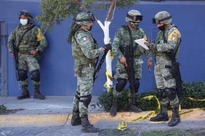 Imagen de archivo de los cuerpos de seguridad de México.