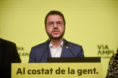 El cap de llista d'ERC a les eleccions al Parlament, Pere Aragonès