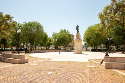 Imatge de la plaça dels Carros de Tarragona, on s'ubicarà el nou Mercat de la Pagesia.
