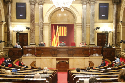 Hemicicle del PArlament de Catalunya.