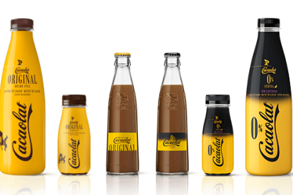 Imagen de los diferentes productos que comercializa el grupo Cacaolat.