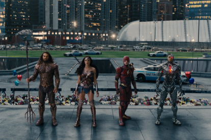 Imagen del filme del director Zack Snyder 'La liga de la justicia'.