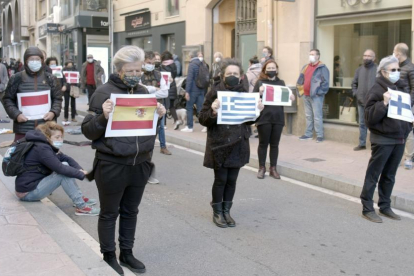 Imatge de la manifestació celebrada a Reus