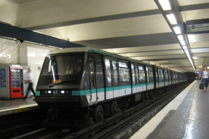 Un metro en Francia.