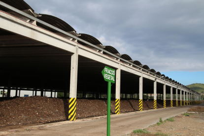 Imagen de la planta de compostaje de Botarell.