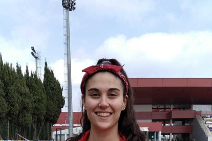 La atleta del Nàstic Andrea Pascual