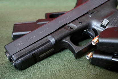 Imatge d'arxiu d'una pistola Glock.