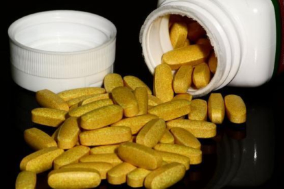 Imatge de tabletes de vitamina B.