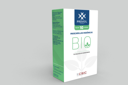 El producto de las mascarillas biodegradables ya se comercializa.