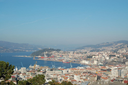 Imagen de archivo del puerto de Vigo.