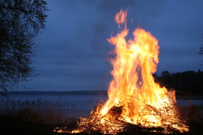 Un fuego en una imagen de archivo.