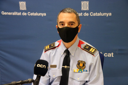 El portaveu dels Mossos d'Esquadra, Joan Carles Molinero.