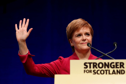 La primera ministra de Escocia, Nicola Sturgeon, que ya ha anunciado un segundo referéndum que quiere negociar con Londres.
