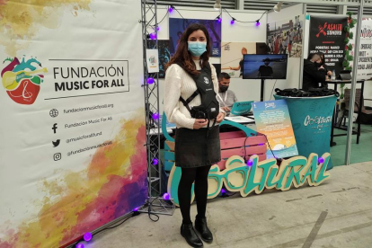 La responsable de projectes de la Fundación Music for all, Raquel García