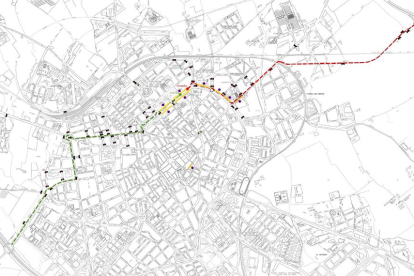Plano del itinerario de la etapa de la 58.ª Vuelta Ciclista en Tarragona en Reus.