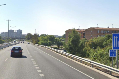 Imagen del tramo que por|para el número de accidentes está considerado como uno de los más peligrosos del Estado español.