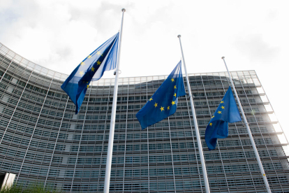 Edifici Berlaymont de la Comissió Europea a Brussel·les.