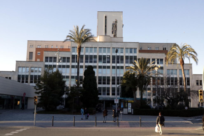 Imagen de archivo de febrero del 2019 de la fachada del hospital Juan XXIII de Tarragona.
