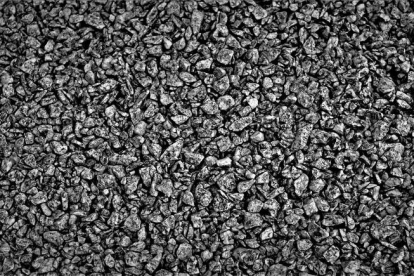 Imagen de archivo de piedras de basalto.