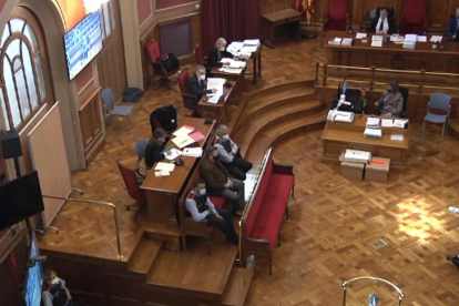 Pla general del judici per l'assassinat d'una nena de 13 anys al 2018 a Vilanova i la Geltrú.