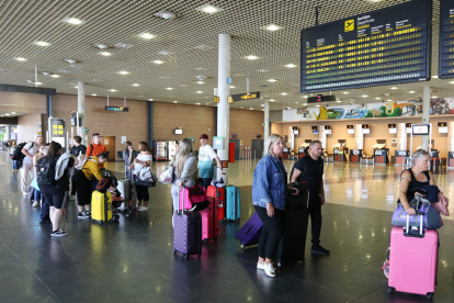 Imagen de archivo del aeropuerto de Reus antes de la pandemia.