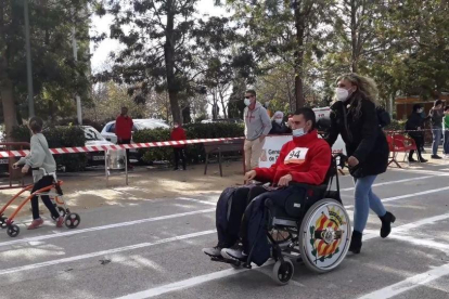 Participants de Ia Carrera Adaptada i Inclusiva de Tarragona