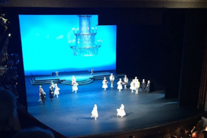 Una representació al Teatre Bolshoi de Moscou.