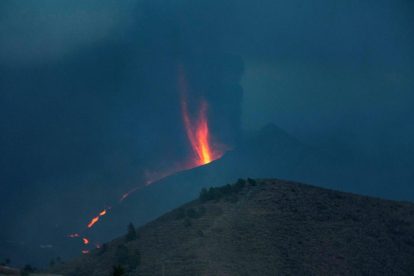 Imagen del volcán Cumbre Vieja.