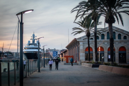 El Moll de Costa del Port de Tarragona.
