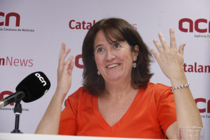 La presidenta de la Assemblea Nacional Catalana (ANC), Elisenda Paluzie