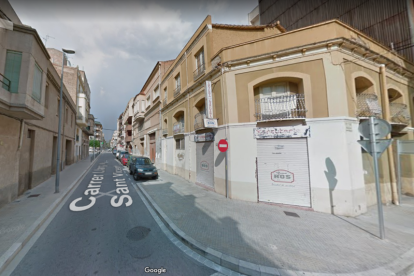 Una imagen de la calle Llarg de Sant Vicent, donde se ubica el centro de culto.