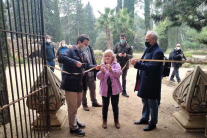 El alcalde ha visitado el Parc Samà.