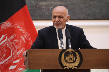 Imagen del presidente de Afganistán.