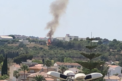 Imatge de l'incendi de Torredembarra