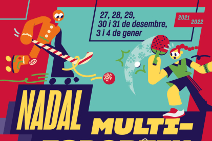 El cartel del Nadal Multiesporitiu en Reus.