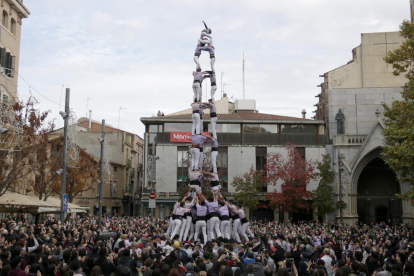 El 3 de 9 dels Minyons de Terrassa, a la diada de la colla.