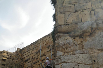 Finaliza la intervención de urgencia en la Torre de Minerva de Tarragona
