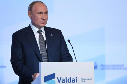 Una imagen del presidente ruso, Vladimir Putin.