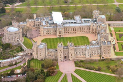 Vista aèria del castell de Windsor