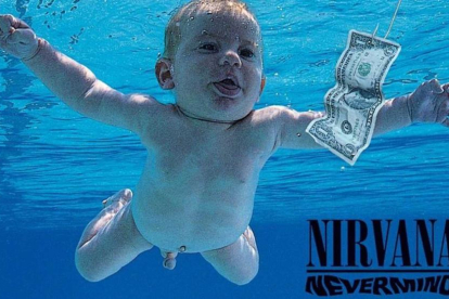 El cartel del disco «Nevermind» de Nirvana