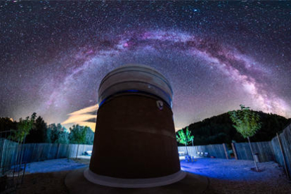 Imagen del Observatorio Astronómico Albanyà, en Gerona.