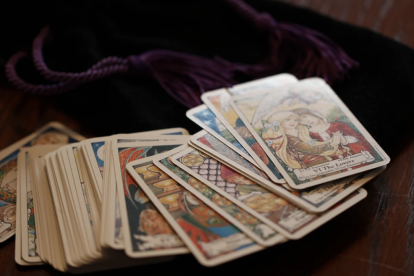 Imagen de archivo de unas cartas del tarot.