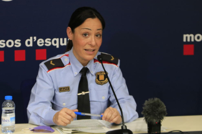 La jefa de la Unidad Central de Atención y Seguimiento de la Víctima de los Mossos, el cabo Andrea Garcia.