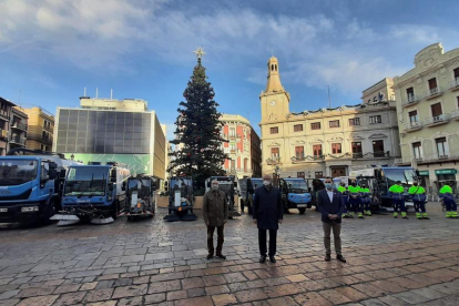 Imatge de la presentació dels nous vehicles.