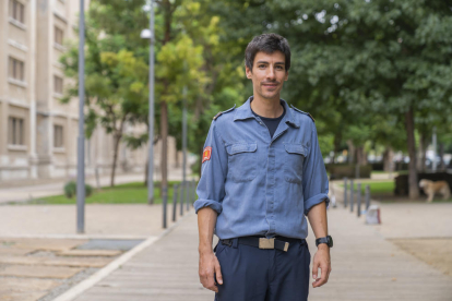 El experto en incendios forestales, el subinspector de los GRAFO Jordi Castellví.