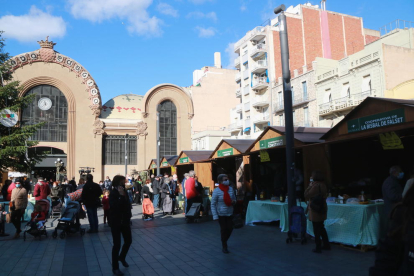 La plaza Corsini de Tarragona, donde se celebra la 21.ª Feria del Oli Nou de la DOP Siurana.