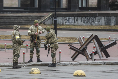 Imagen de soldados ucranianos.