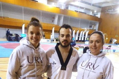 Els competidors de la Lira Vendrellenca, Natalia, Arnau i